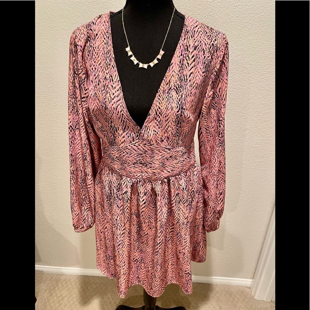 NWT Zara Printed Mini Dress - Picture 2 of 9